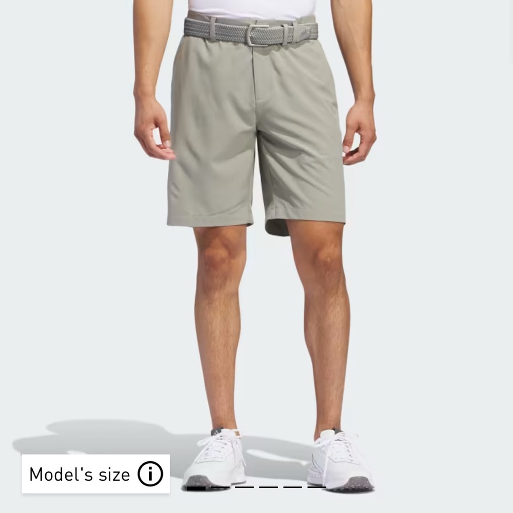 Adidas ULTIMATE365 10-INCH GOLF SHORTS - stone color - size 32